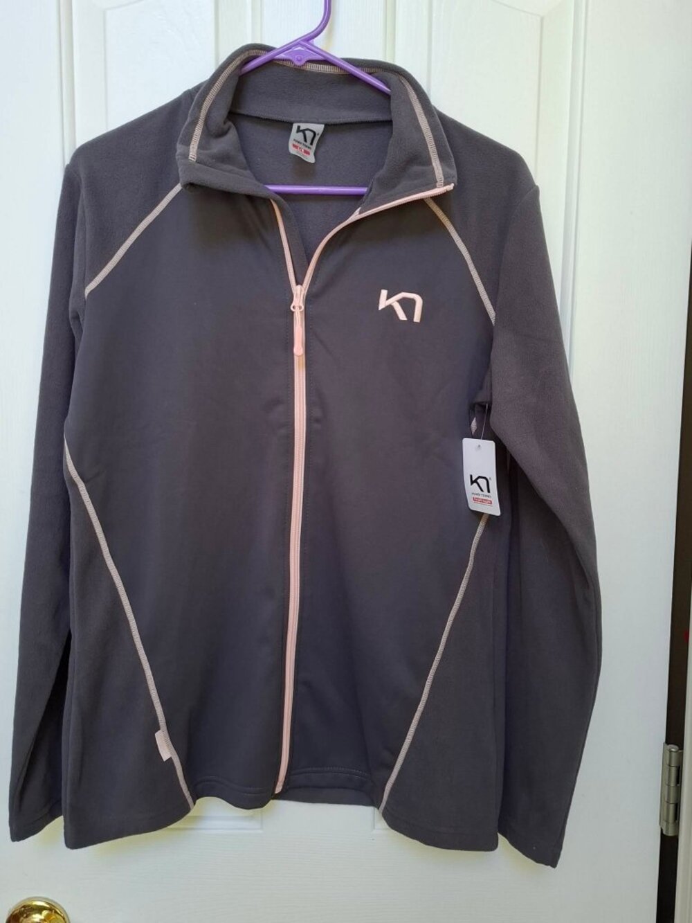 NWT- Kari Traa Fleece Track Jacket szL